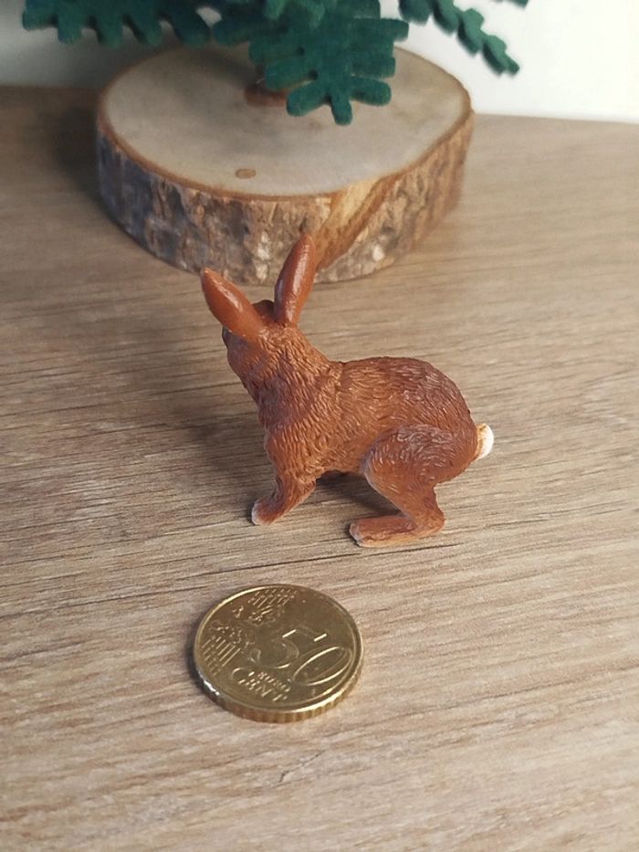 PAPO lapin roux et blanc Animal de la ferme - photo numéro 3