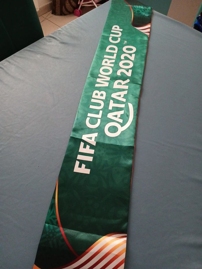 Écharpe foot coupe du monde FIFA Qatar 2020 - photo numéro 3