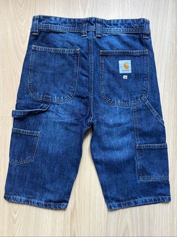 Short Carhartt Single Knee Rework Bleu Marine S / 30
