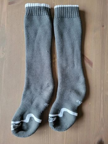 Chaussettes de ski 31/34 Wed'ze bien moelleuses et chaudes gris