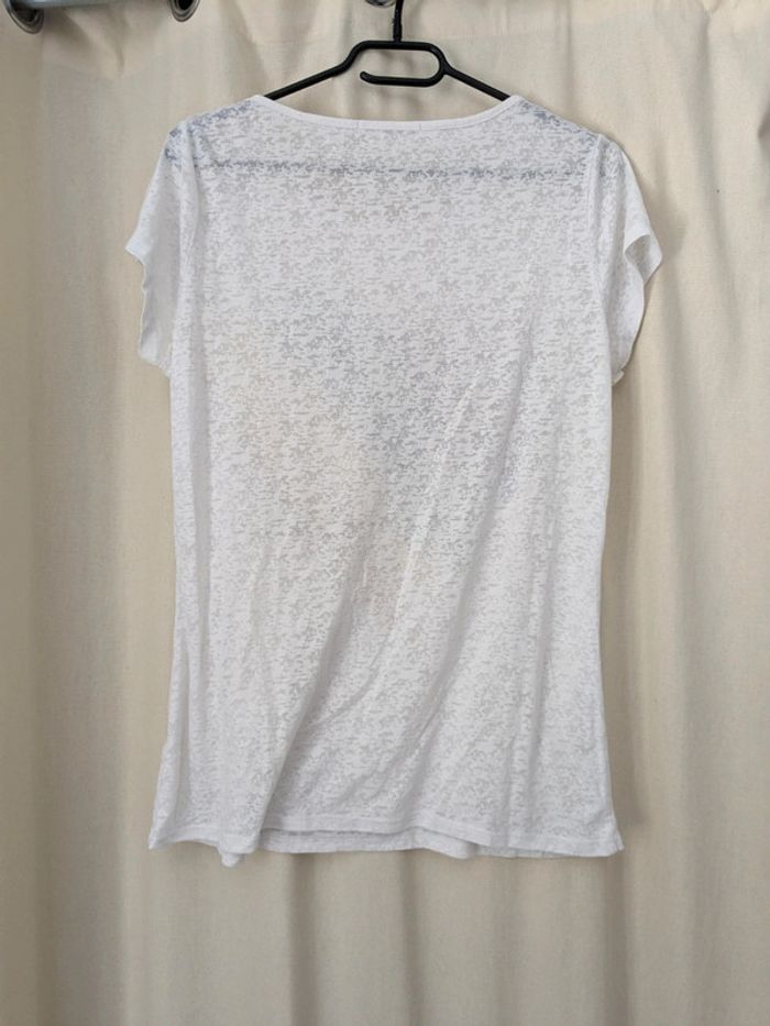 Tee shirt été blanc - photo numéro 2