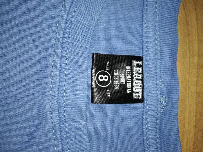 Tee-shirt manches longues bleu 8 ans - photo numéro 7