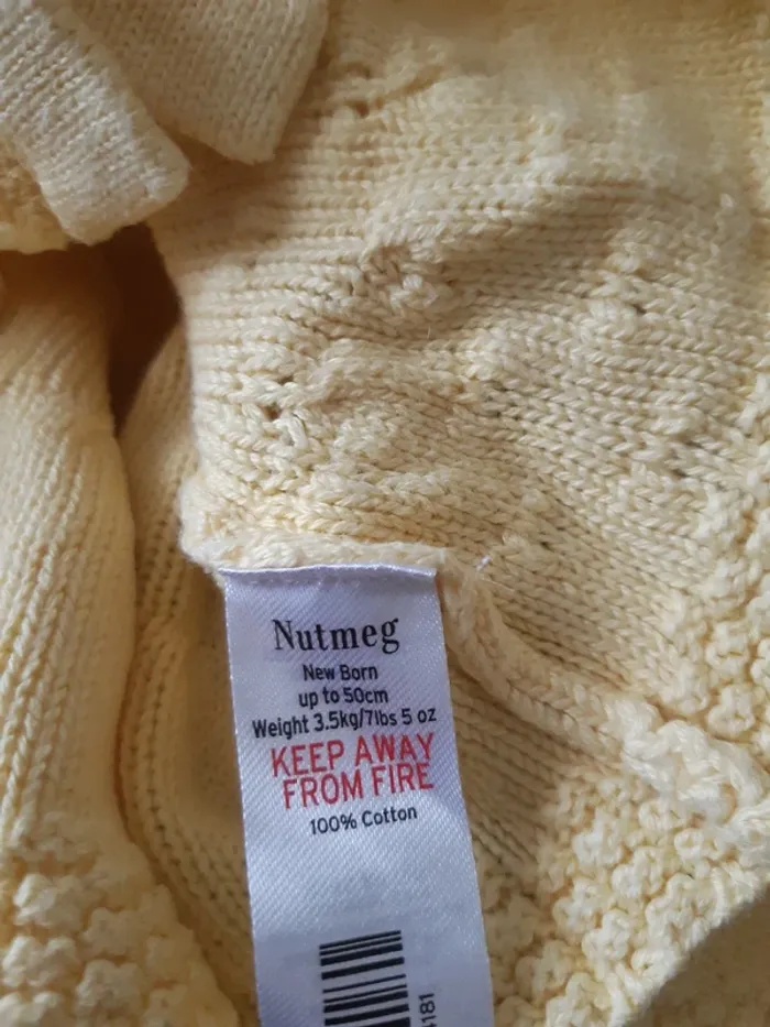 Gilet en maille jaune Nutmeg - photo numéro 5