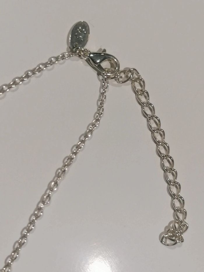 Collier fantaisie papillon fleur bleu 📿 - photo numéro 8