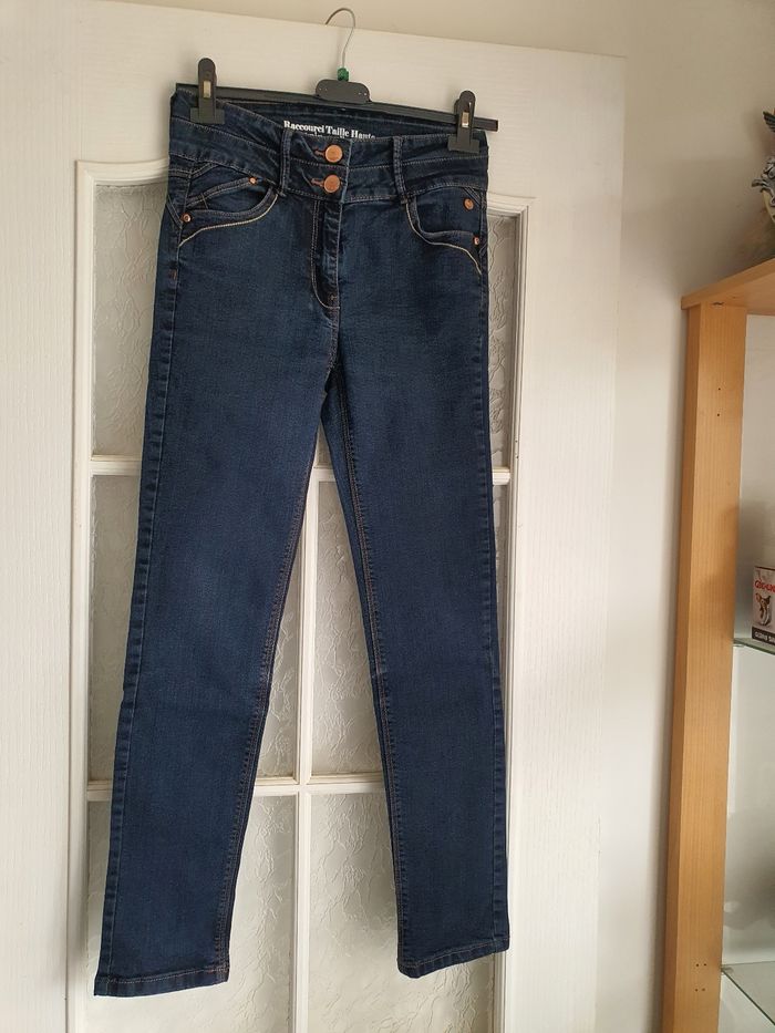 Jean skinny raccourci