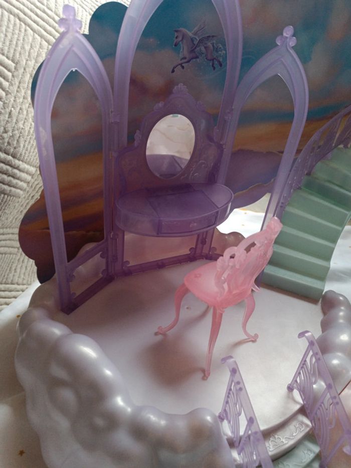 Barbie mattel royaume kingdom nuage magic féerique licorne unicorn poupée doll Pegasus castillo - photo numéro 4