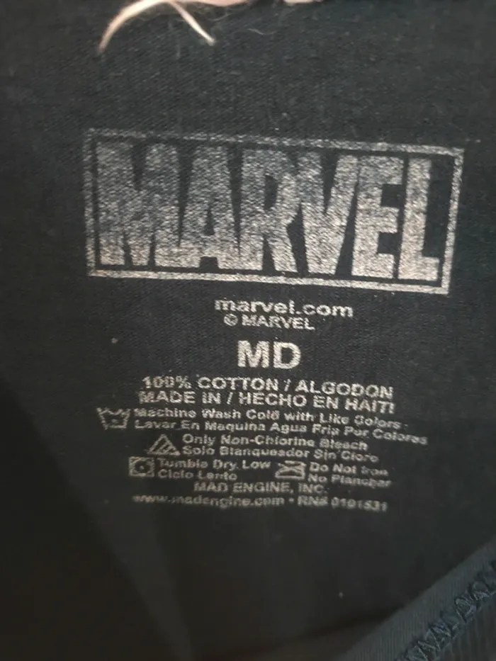 Tee shirt épais Marvel taille M - photo numéro 3