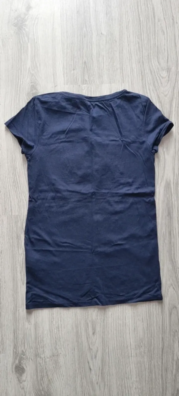 Tee-shirt Ralph Lauren bleu marine T S - photo numéro 3