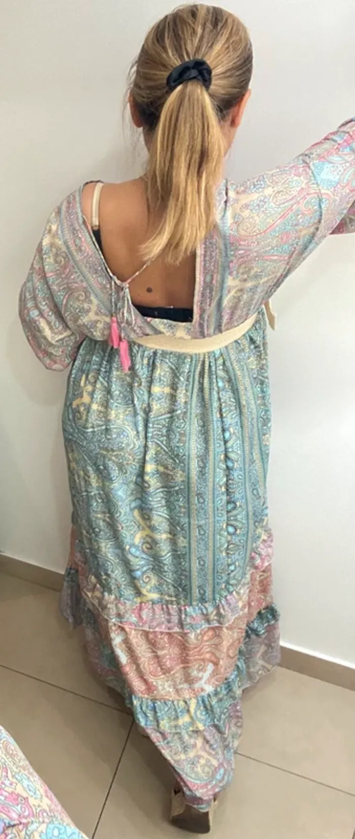 Robe longue fluide agréable à porter Taille Unique - photo numéro 8