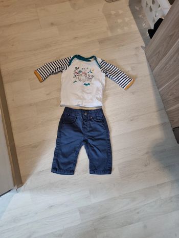 Ensemble pantalon t-shirt 3 mois