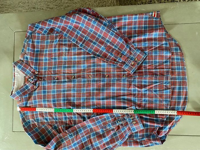Chemise à carreaux Chevignon vintage homme taille XXL - photo numéro 8