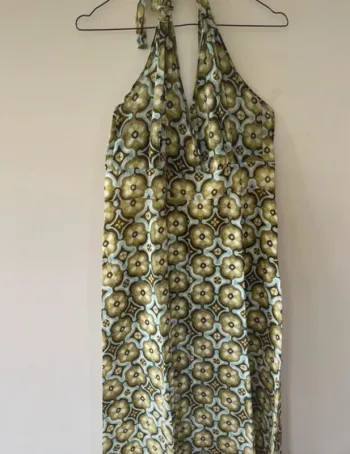 Sublime robe longue dos nu || coton || taille M