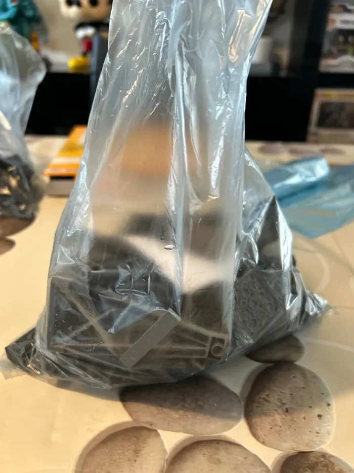 Lot de lego gris foncé