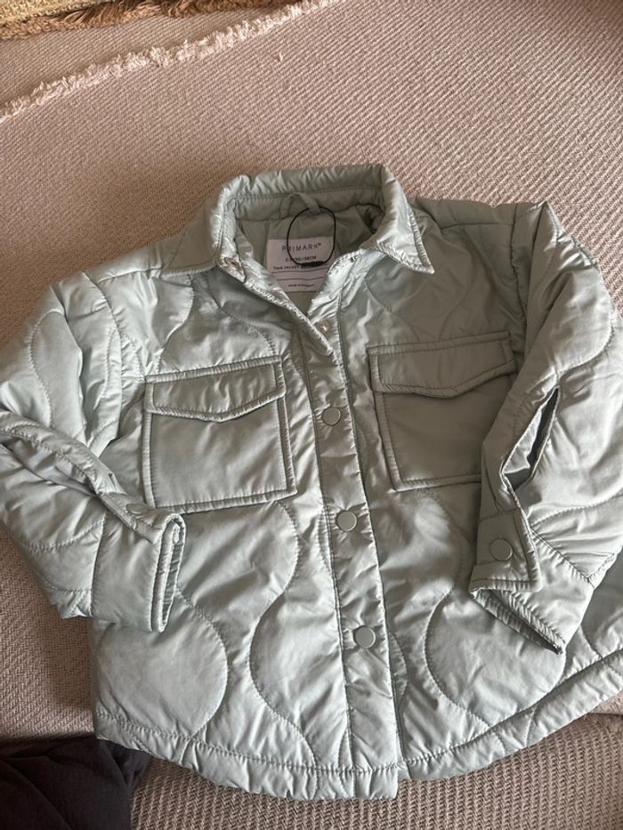 Manteau Primark 2/3ans vert sauge