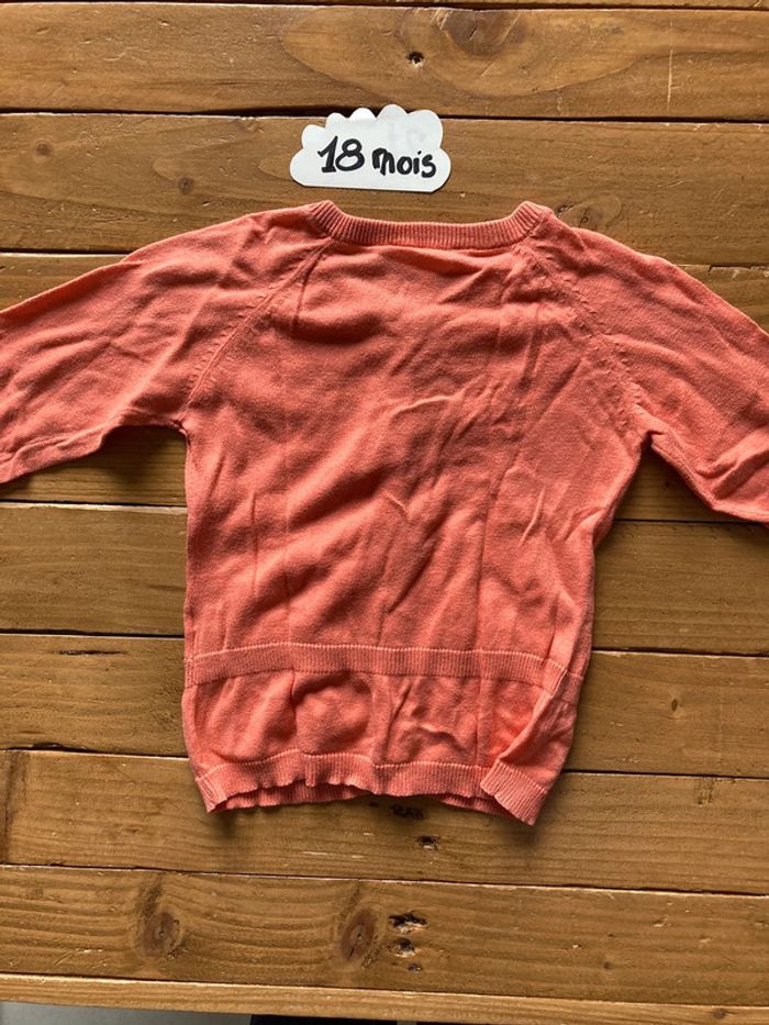 Gilet corail fille - photo numéro 2