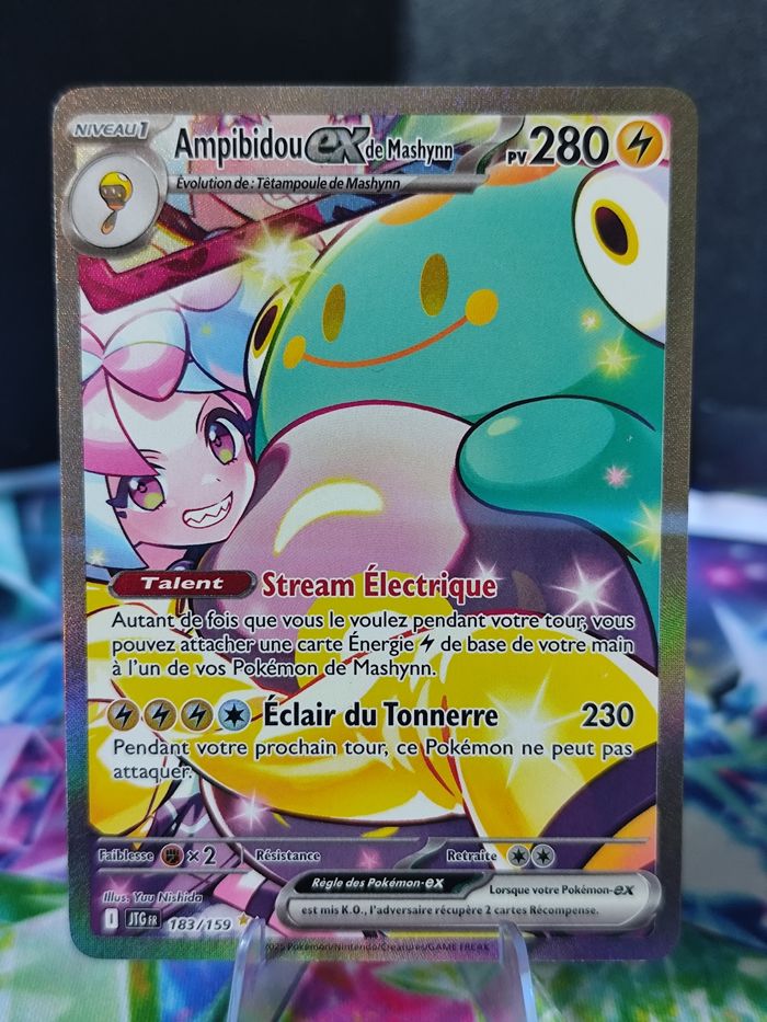 Carte pokémon neuve 🇨🇵 Ampibidou ex de Mashynn 183/159 alt Aventures ensembles