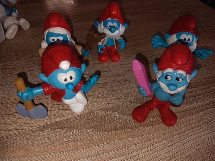Lot de 5 schtroumpf - photo numéro 2