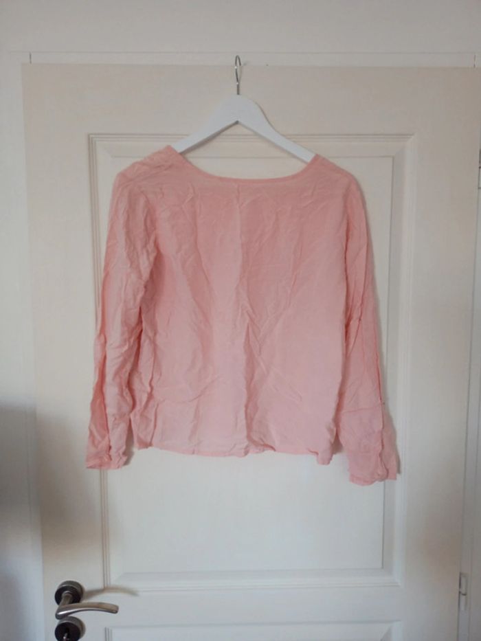 Pull rose léger taille L 100 % viscose - photo numéro 4