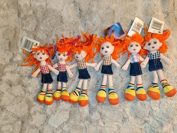 Lot 6 poupées porte clés neuf étiquette sac à dos EVJF fille