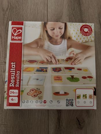 Lot de deux jeux de société hape neufs