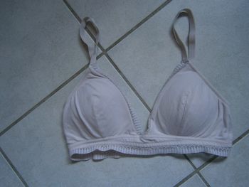 Soutien-gorge sans armatures rose pâle ETAM 95 C