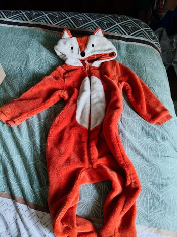 Sur pyjama Orchestra  3 ans avec capuche Renard