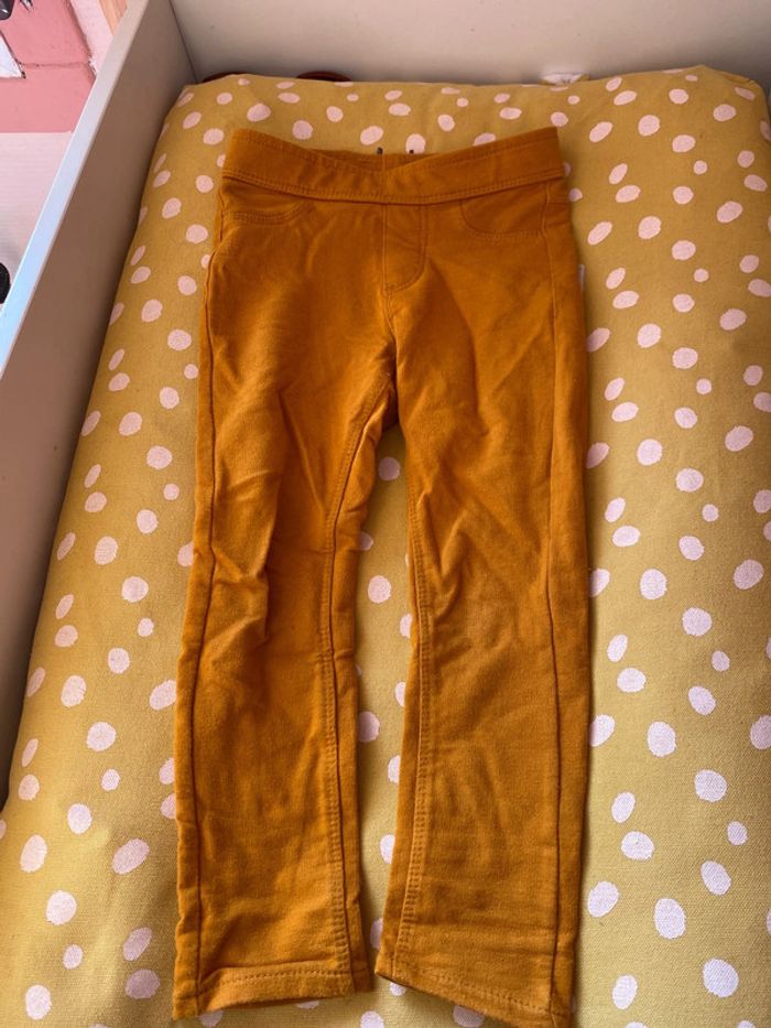 Jegging moutarde 3 ans
