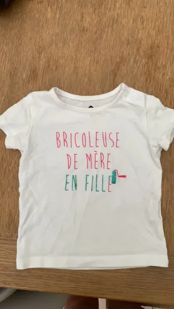 T shirt blanc 6m