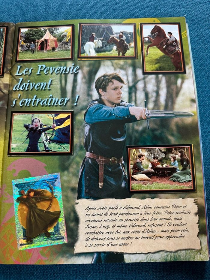 Album Panini complet + poster Le monde de Narnia chapitre 1 stickers autocollants - photo numéro 3