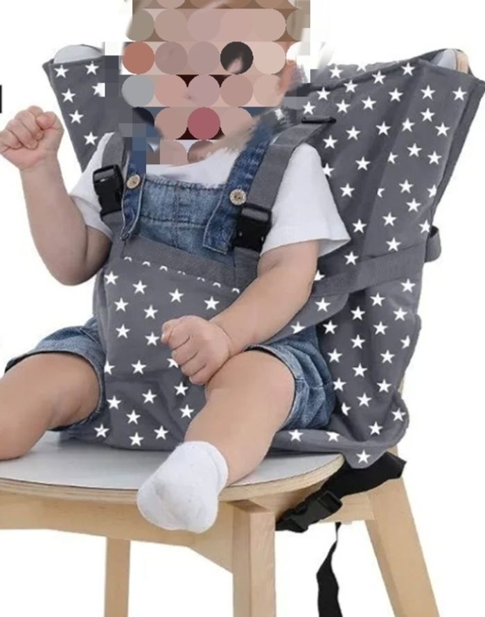 Chaise haute portative Motif étoiles