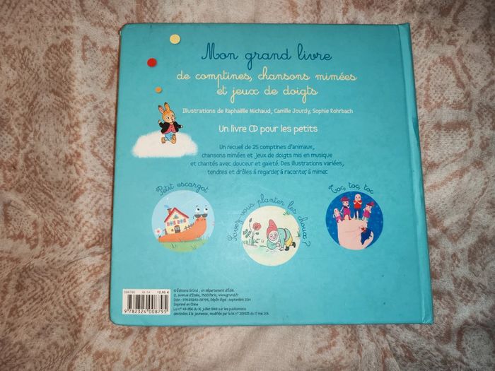 Mon grand livre de comptines avec cd - photo numéro 4