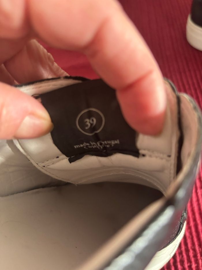 Baskets AMI cuir 39 excellent état # - photo numéro 10