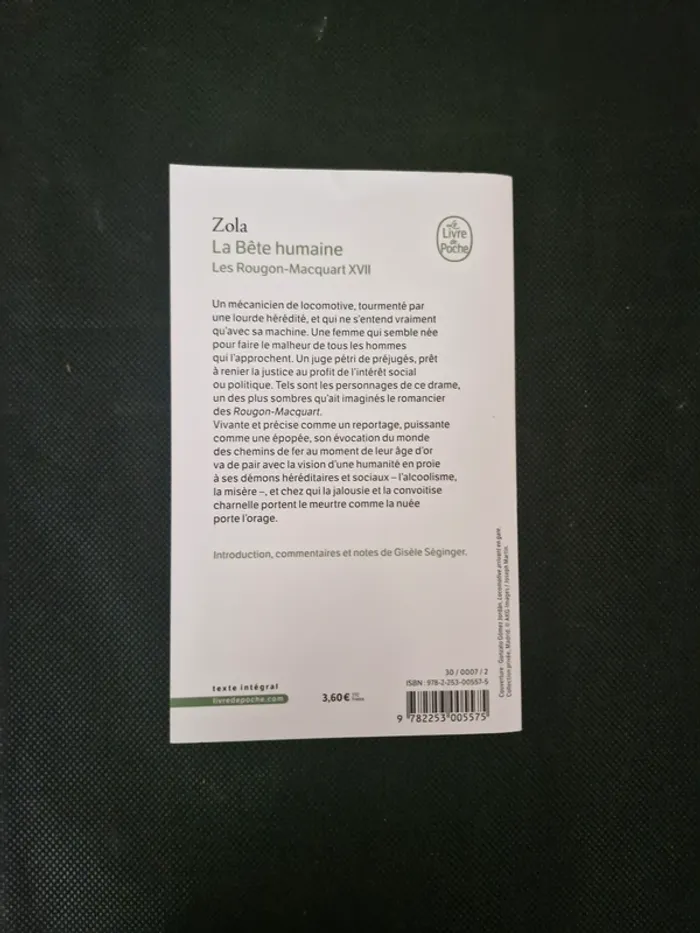 Les Rougon-Macquart Tome 17 - La Bête humaine - Emile Zola - photo numéro 6