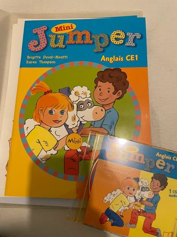 Livre éducatif activité  anglais CE1 mini jumper
