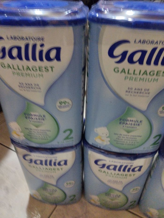 Vend lots lait bébé Gallia - photo numéro 3