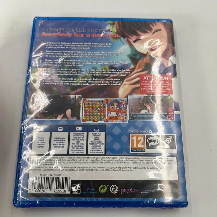 Jeu PS4 Koto dama The 7 Mysteries Of Fujisawa neuf sous blister - photo numéro 3