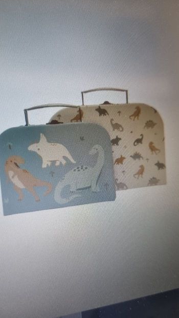 Lot de 2 valisettes dinosaures Jollein neuf