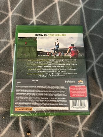 Jeux rugby Xbox one