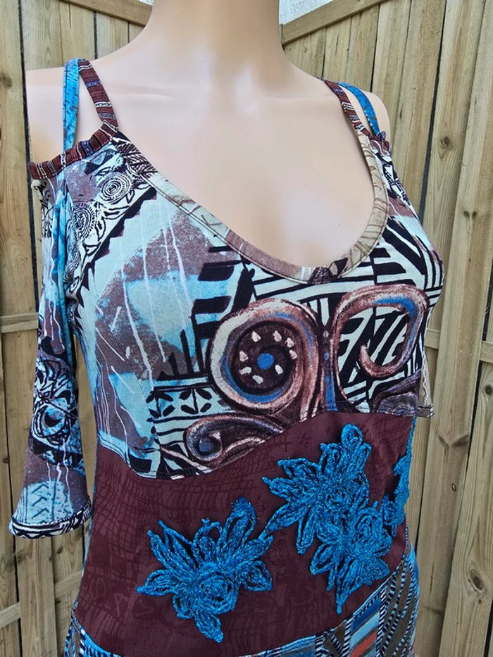Robe dos croisé y2k vintage 🍒Save the Queen🍒taille 36/38 - photo numéro 2
