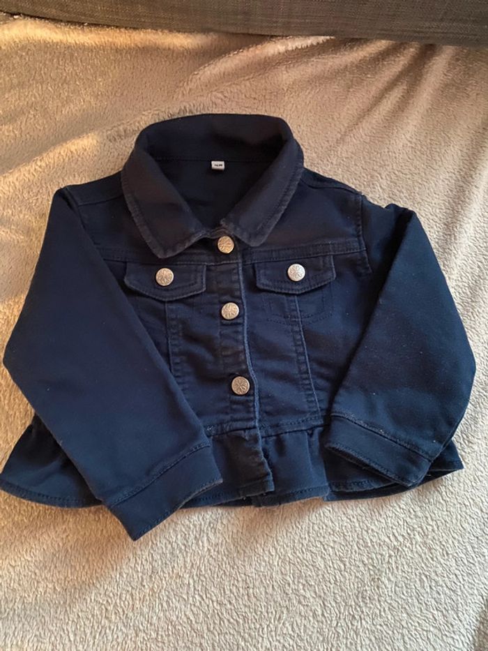 Veste bébé 12m 1an jean bleu
