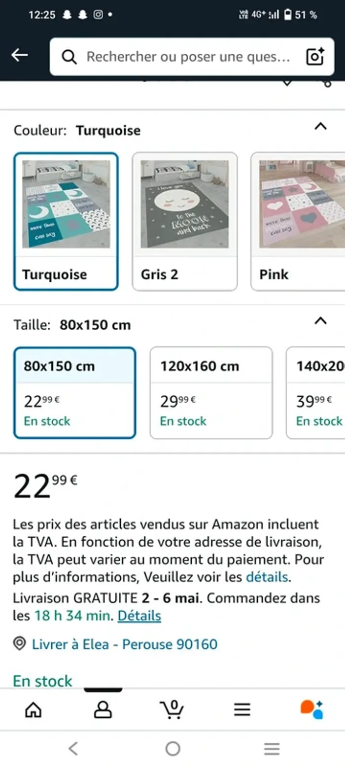 Tapis bleu - photo numéro 2