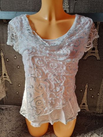 T-shirt blanc taille 1 Made in italy