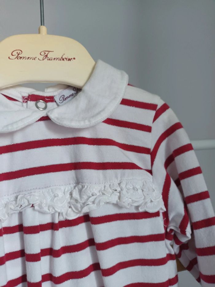 Grenouillère Pomme Framboise 6 mois neuve avec étiquette 🏷 - photo numéro 4