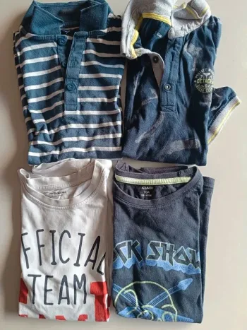Lot de 4 tee shirts garçon 10 ans