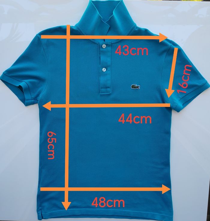 Polo Lacoste original L12.12 slim fit taille S - photo numéro 2
