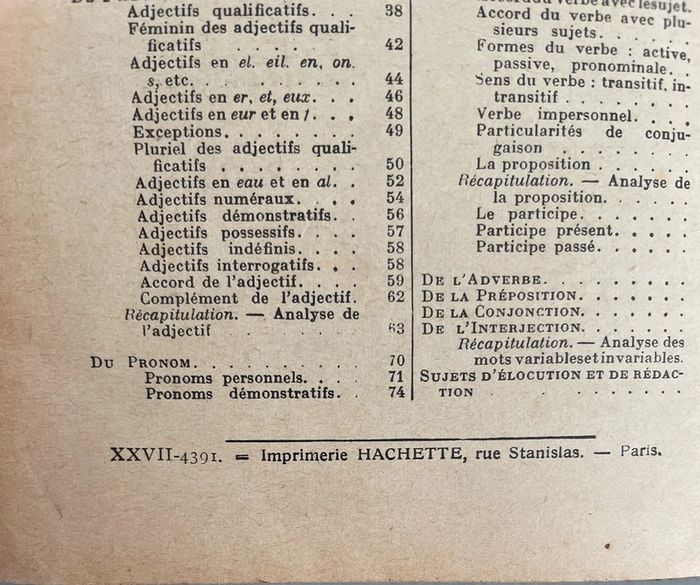Grammaire Français - photo numéro 5