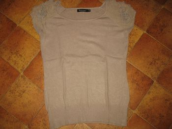 PULL MC BEIGE "REMIXX" - Taille S / M - n°01