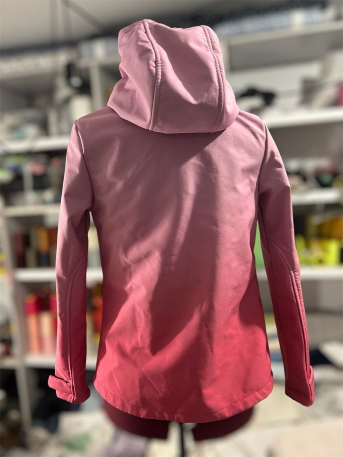 Veste softshell rose dégradé – fille 12 ans