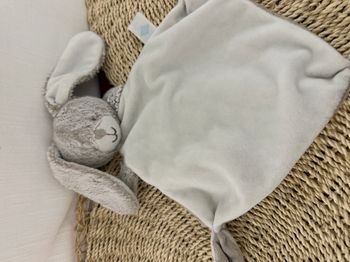 Doudou lapin tex baby beige blanc - Tex
