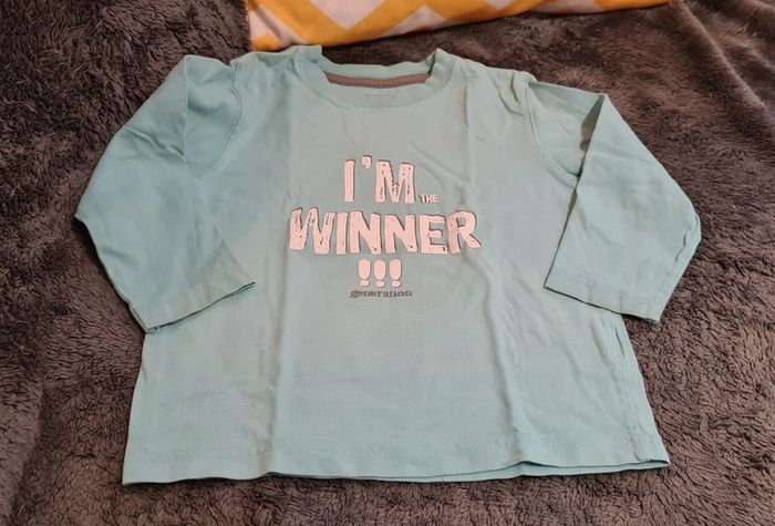 DON - Tshirt manches longues In Extenso taille 3 ans - photo numéro 2